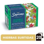 Hierbas Surtidas Supremo Caja 20.4 g 20 Bolsitas