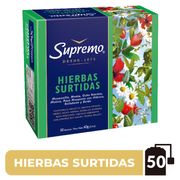 Hierbas Surtidas Supremo 50 Bolsitas