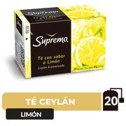 Té Ceylán Supremo Limón 40 g 20 un.