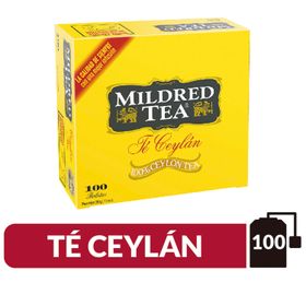 Té Ceylán Mildred Tea Caja 100 Bolsitas 200 g