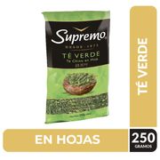 Té Verde Supremo En Hojas Bolsa 250 g