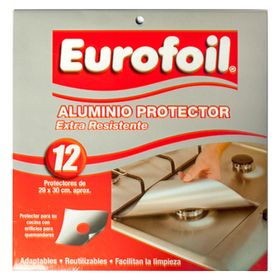 Protector de Aluminio Eurofoil Para Cocina 12 un. 29 x 30 cm