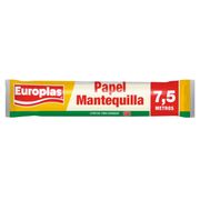 Papel Mantequilla Europlas en Rollo 7.5 m