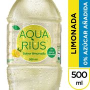 Agua Saborizada Aquarius 0% Azúcar Limonada 500 cc