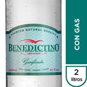 Agua Purificada Benedictino Gasificada 2 L