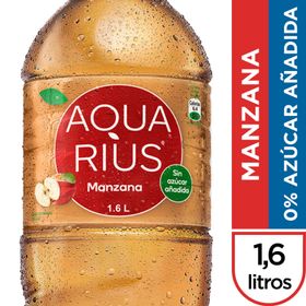 Agua Saborizada Aquarius Manzana Botella 1.6 L