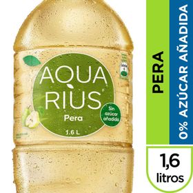 Agua Saborizada Aquarius Pera Botella 1.6 L