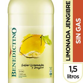 Agua Saborizada Benedictino Limonada Jengibre 1.5 L