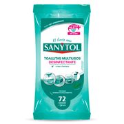 Toallitas Desinfectantes Sanytol 72 un.