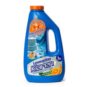 Detergente Lavavajilla Klären Naranja 1 kg