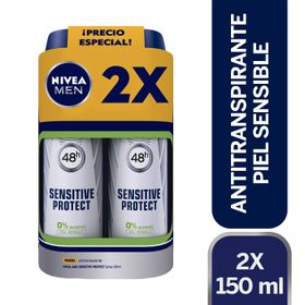 Desodorante Spray Nivea Men Sens Protect 150 ml 2 un.