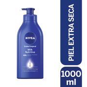 Crema Corporal Nivea Milk Nutritiva 1000 ml