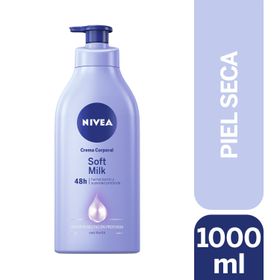 Crema Corporal Nivea Soft Milk Piel Seca 1000 ml
