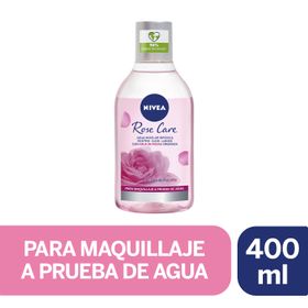Agua Micelar Bifásica Nivea Rose Care 400 ml