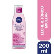 Leche & Tónico Micelar Nivea Rose Care 200 ml