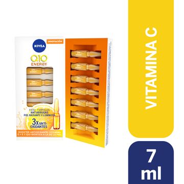 Q10 energy ampollas anti-arrugas con vitamina c