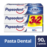 Pasta Dental Pepsodent Xtra Whitening 3 un. 90 g