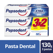 Pasta Dental Pepsodent Xtra Whitening 3 un. 130 g