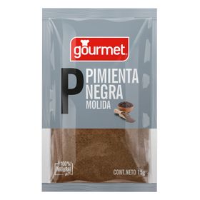 Pimienta Negra Gourmet Molida Sobre 15 g