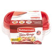 Set 3 Contenedores Rubbermaid Take Alongs Sándwich 669 ml