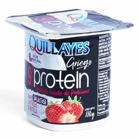 Yogurt Griego Quillayes Proteína Trozos Frutilla 110 g