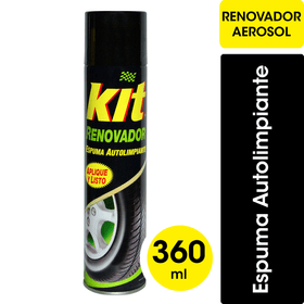 Renovador Espuma Kit Auto Limpiante Spray 400 ml