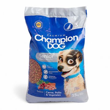 Alimento seco perro senior 15 kg