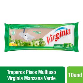 Trapero Húmedo Virginia Multisuperficies Manzana Verde 10 un.