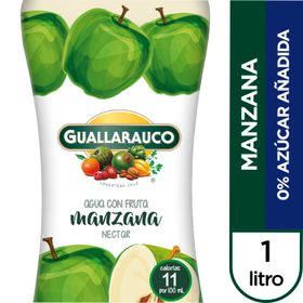 Agua de Fruta Guallarauco Manzana 0% Azúcar Añadida 1 L
