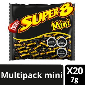 Chocolate Super 8 Mini 20 un. 7 g c/u