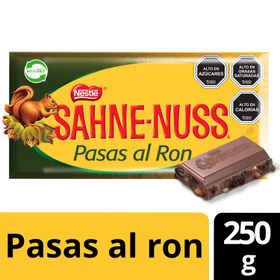 Chocolate Sahne Nuss Pasas Al Ron Barra 250 g