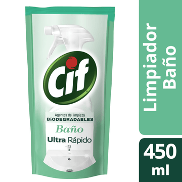 Recarga limpiador baño biodegradable 450 ml