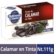 Trozos de Calamar en Tinta 73 g drenado