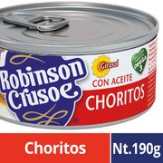 Choritos en Aceite 100 g drenado