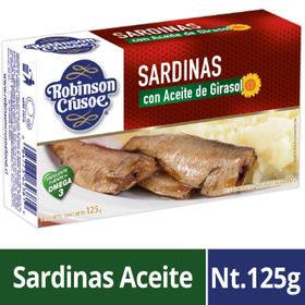 Sardinas En Aceite 90 g drenado