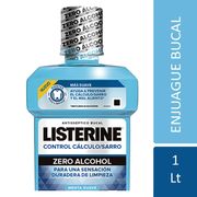 Enjuague Bucal Listerine Control Sarro Zero Alcohol 1 L