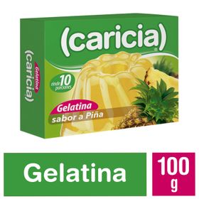Gelatina Caricia Sabor Piña 100 g