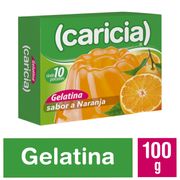 Gelatina Caricia Sabor Naranja 100 g