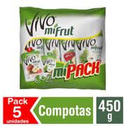 Pack Compota Vivo Mifrut 90 g 5 un.