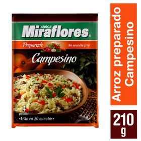 Arroz Preparado Miraflores Campesino 210 g