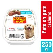 Paté Perro Cachorro Master Dog Carne 250 g