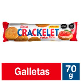 Galletas Saladas Crackelet Sal de Mar 70 g