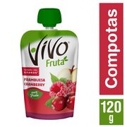 Compota Vivo Fruta Frambuesa Cranberry 120 g