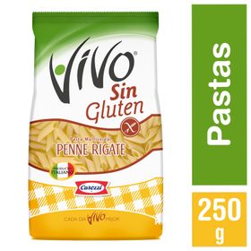 Pasta Penne Rigati Vivo Sin Gluten 250 g