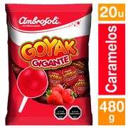 Chupetes Goyak Gigante 480 g 20 un.