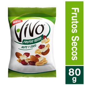 Frutos Secos Vivo Nuts y Coco 80 g