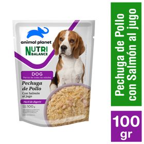 Alimento Húmedo Perro Animal Planet Pollo y Salmón 100 g