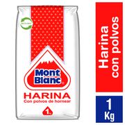 Harina Mont Blanc Con Polvos de Hornear 1 kg