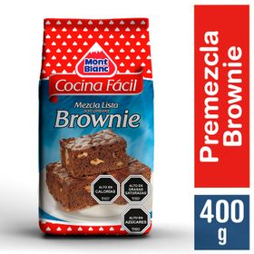 Premezcla Mont Blanc Cocina Fácil Brownies 400 g
