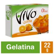 Gelatina Vivo Sin Azúcar Naranja 22 g